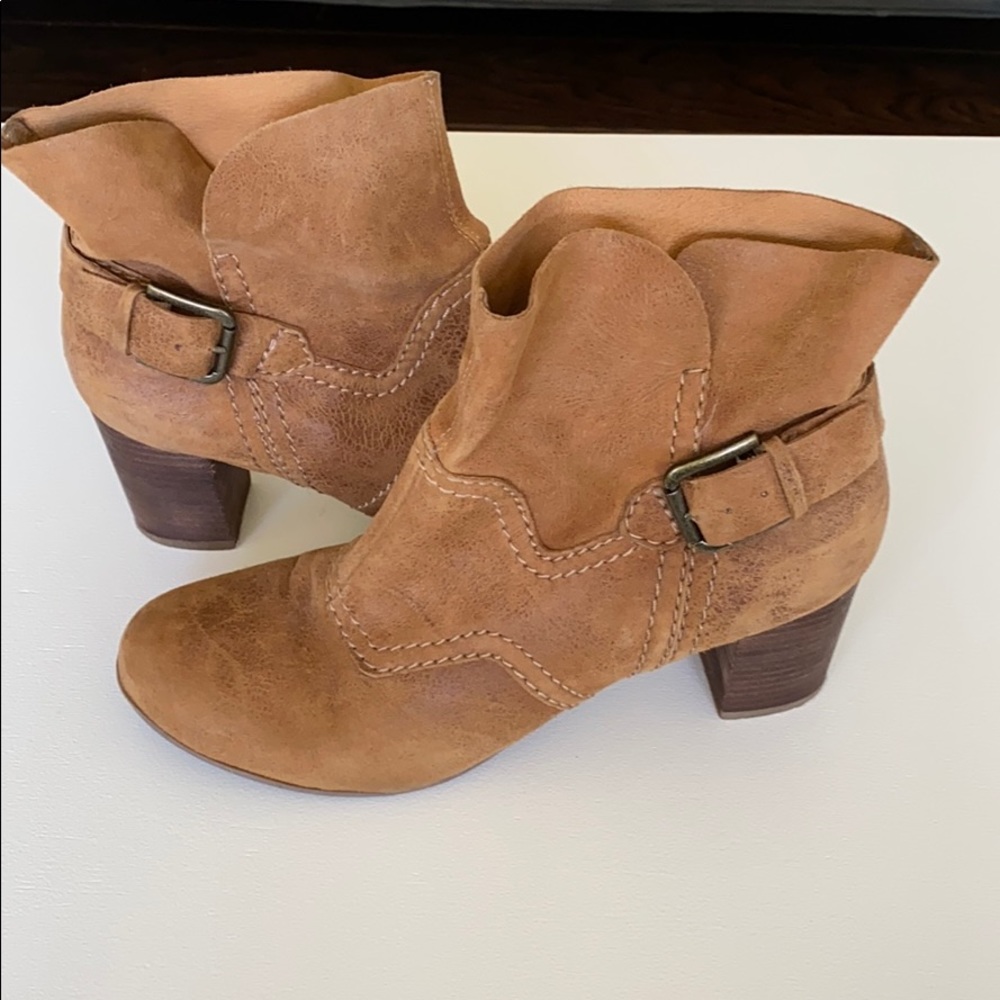 Nine West Vintage America Leather Booties Size 7.5